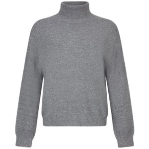 Liu Jo, Dames, Truien, Grijs, Maat: XS Viscose,