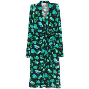 Coperni, Dames, Jurken, Veelkleurig, Maat: 2XS Viscose,