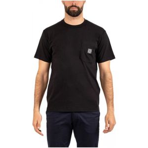 Stone Island, Heren, Tops, Zwart, Maat: XL