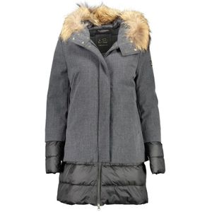 YES Zee, Dames, Jassen, Grijs, Maat: L Poliester,