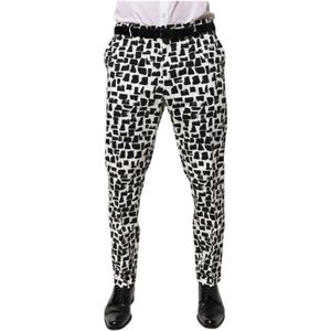Dolce & Gabbana, Heren, Broeken, Wit, Maat: XL Katoen,