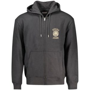 Guess, Heren, Sweatshirts & Hoodies, Zwart, Maat: S Katoen,