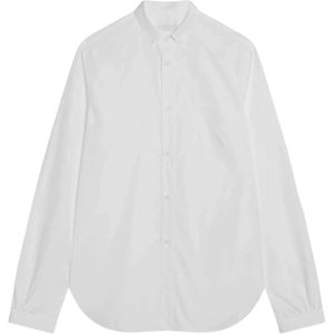 Prada, Heren, Overhemden, Wit, Maat: M Katoen,