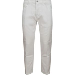 Dondup, Heren, Jeans, Wit, Maat: W28 Katoen,