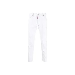 Dsquared2 Slim-fit Skater Jeans - 44, Wit , White , Heren , Maat: S