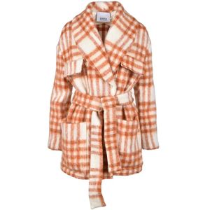 Erika Cavallini, Dames, Mantels, Veelkleurig, Maat: S Katoen,