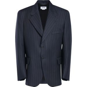 Hed Mayner, Heren, Jassen, Blauw, Maat: M Wol,