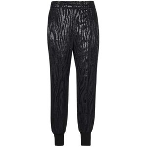 Stella McCartney, Dames, Broeken, Zwart, Maat: XS Katoen,