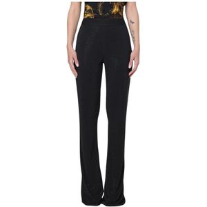 Versace Jeans Couture, Dames, Broeken, Zwart, Maat: M
