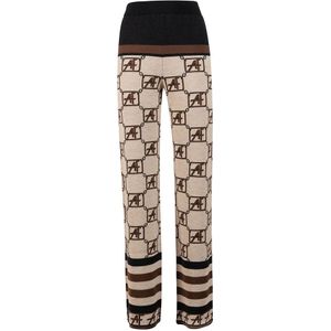 Alberta Ferretti, Dames, Broeken, Veelkleurig, Maat: S