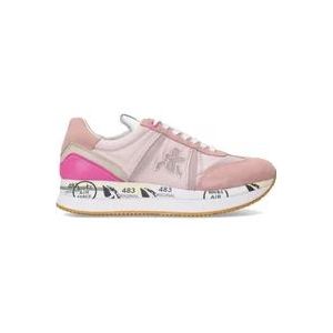 Premiata Roze Fuchsia Sneakers , Pink , Dames , Maat: 36 EU