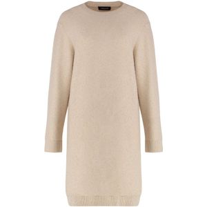 Fabiana Filippi, Dames, Jurken, Beige, Maat: XS Zijde,