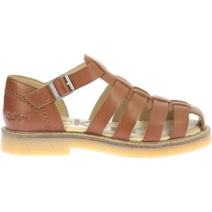 Kickers - Kick Lergo - Sandalen - Bruin - Leer
