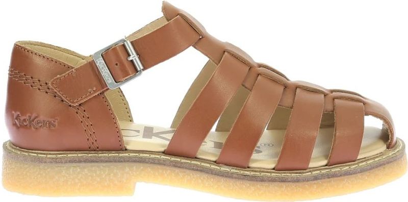 Kickers - Kick Lergo - Sandalen - Bruin - Leer