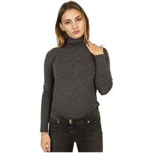 Le Tricot Perugia, Dames, Truien, Grijs, Maat: S Wol,