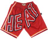 Mitchell & Ness - Miami Heat - Basketbalshorts - Rood - Heren - Polyester