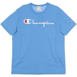 Champion, Heren, Tops, Blauw, Maat: XL