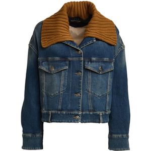 Dondup, Dames, Jassen, Blauw, Maat: S Katoen,