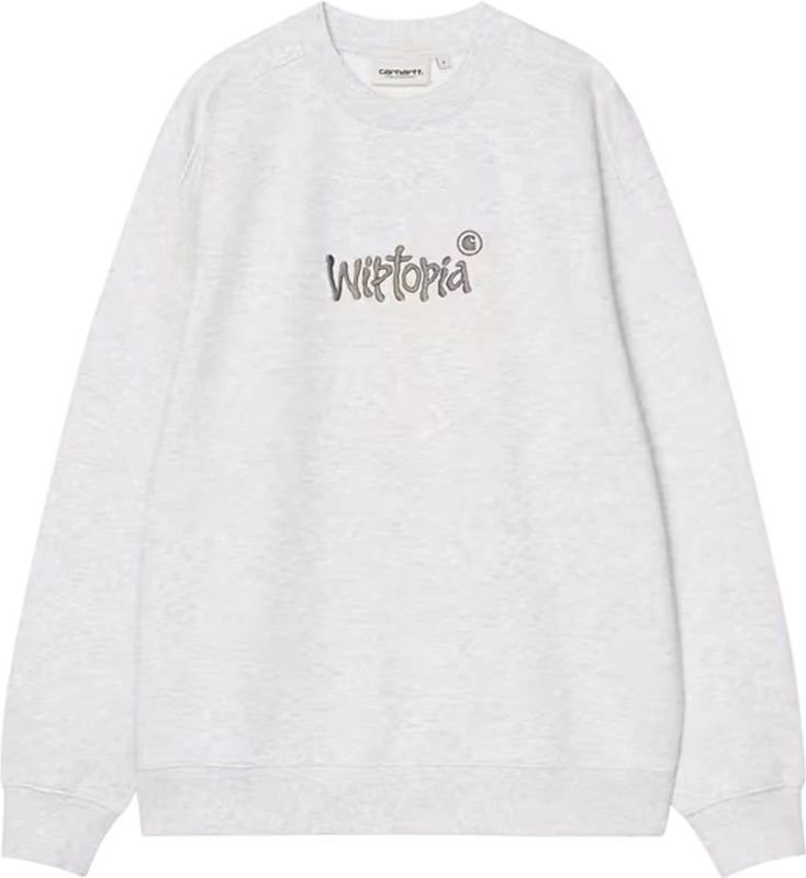 Carhartt Wip, Dames, Sweatshirts & Hoodies, Grijs, Maat: S Katoen,