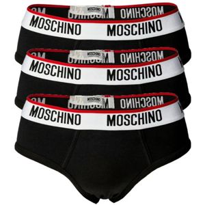 Moschino, Heren, Ondergoed, Zwart, Maat: XS Katoen,