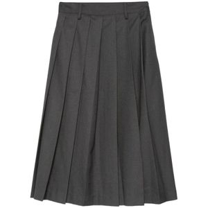 Dunst, Dames, Rokken, Grijs, Maat: M Poliester,