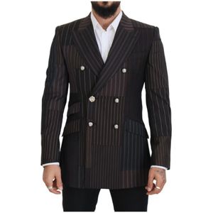 Dolce & Gabbana - Double Breasted Blazer - Multicolor - Wol/Zijde/Katoen