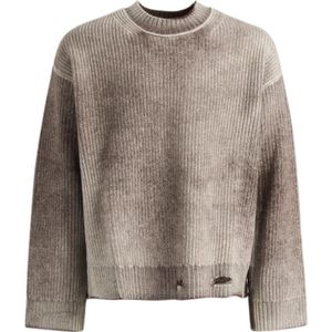 Represent - Reversible Fade Out Sweater - Beige - Heren - Wol
