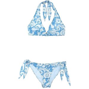 Etro, Dames, Badkleding, Blauw, Maat: S Polyamide,