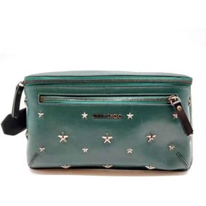 Jimmy Choo Pre-owned, Heren, Pre-owned, Groen, Maat: ONE Size Leer,