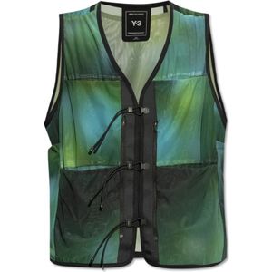 Y-3, Heren, Jassen, Groen, Maat: XL Poliester,