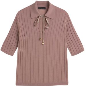 Fabiana Filippi, Dames, Tops, Bruin, Maat: L Wol,