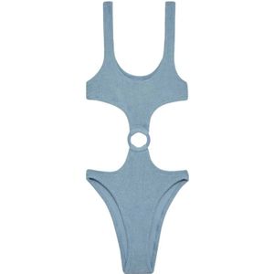 MC2 Saint Barth, Dames, Badkleding, Blauw, Maat: M/L Polyamide,