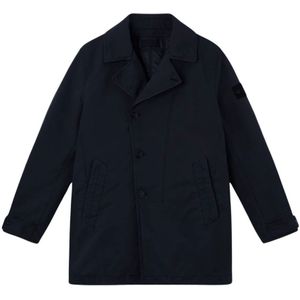 Stone Island, Heren, Jassen, Blauw, Maat: S