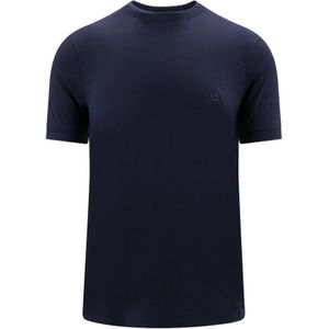 Giorgio Armani, Heren, Tops, Blauw, Maat: M Viscose,