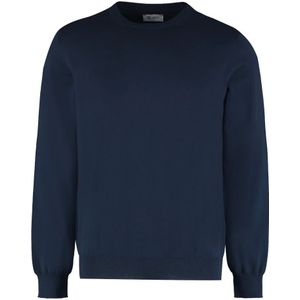 THE (Alphabet), Heren, Truien, Blauw, Maat: L Katoen,