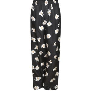 Moschino, Dames, Broeken, Zwart, Maat: XS Zijde,