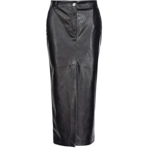 Pinko, Dames, Rokken, Zwart, Maat: S Poliester,