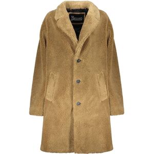 Lammy Coat Navy | Imitatie Bontjas | Faux fur jas | - Style Italy
