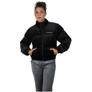 Juicy Couture, Dames, Jassen, Zwart, Maat: S Poliester,