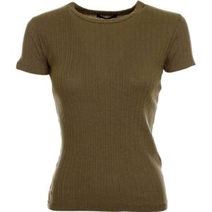 Drykorn, Dames, Tops, Groen, Maat: L Katoen,