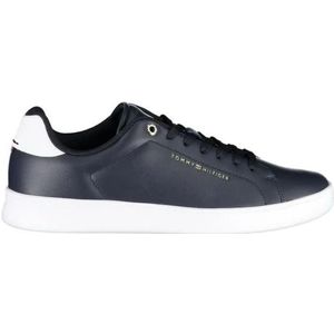 Tommy Hilfiger - ESSENTIAL PLATFORM COURT SNEAKER - Zwart - Plateausneakers - Vrijetijdsschoen met Gepolsterde Schacht