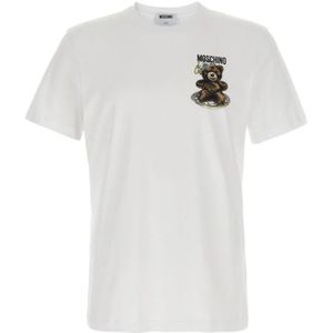 Moschino, Heren, Tops, Wit, Maat: XL