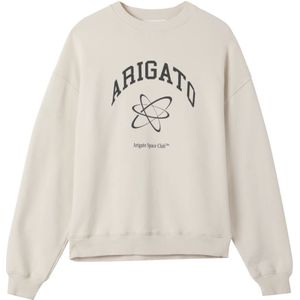 Axel Arigato, Heren, Sweatshirts & Hoodies, Beige, Maat: XL Katoen,