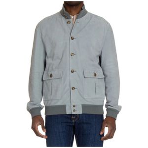 Valstar, Heren, Jassen, Blauw, Maat: M Leer,