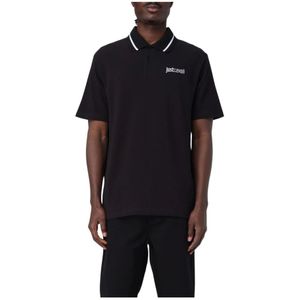 Just Cavalli, Heren, Tops, Zwart, Maat: L