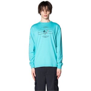 Undercover, Heren, Tops, Blauw, Maat: L Katoen,