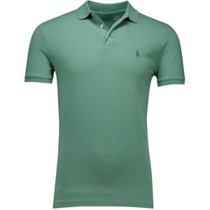 Polo Ralph Lauren - Slim Fit Polo Shirt - Groen - 100% Katoen
