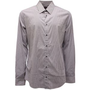 Gucci, Heren, Overhemden, Bruin, Maat: 3XS Katoen,