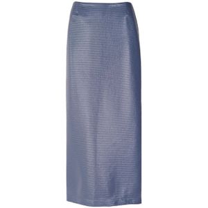 March23, Dames, Rokken, Blauw, Maat: S