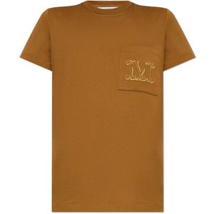 Max Mara, Dames, Tops, Groen, Maat: L Katoen,